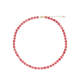 Soï Copenhagen Redstone Quartz Krystal Halskæde hos parfumerihamoghende.dk 